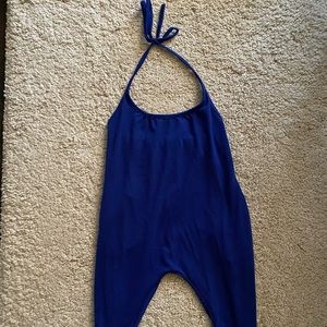 Super cute halter top romper